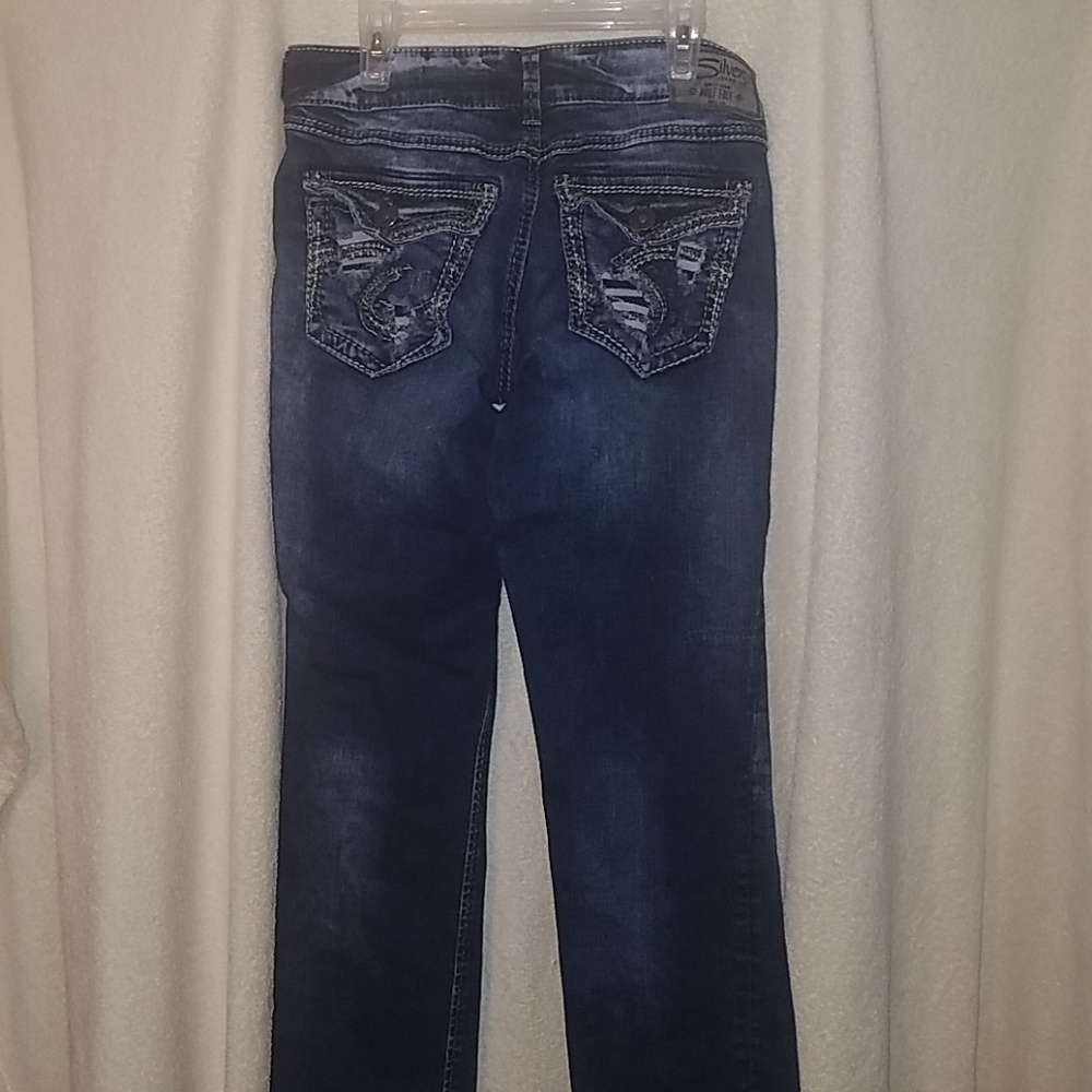 Suki Mid rise Slim bootcut, Silver Jeans. W28/L33